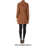 Spring/Summer Military Double Breasted Trench Coat (9049-SP) - Image 11