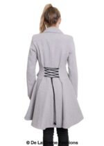 Wool Blend Fit And Flare Double Breasted Skater Coat (1102) - Image 22