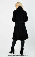 Wool Blend Large Lapel Duster Coat - Image 6