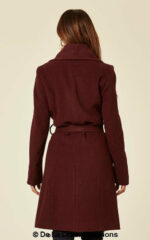 Wool Blend Large Lapel Duster Coat - Image 20