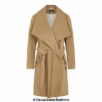 Wool Blend Large Lapel Duster Coat - Image 23