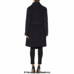 Wool Blend Large Lapel Duster Coat - Image 26