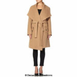 Wool Blend Large Lapel Duster Coat - Image 21