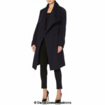 Wool Blend Large Lapel Duster Coat - Image 24