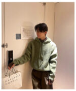 Men's Slouchy Fluffy Hoodie Jacket – Soft Thickened Winterwear - Image 2