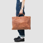 Leather Shopper XXL (Cognac Brown) - Image 2