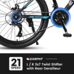 Carpat City-Cruizer™ – 26" Performance Mountain Bike (Black-Blue) - Image 2
