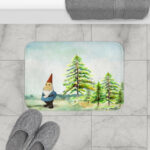 Magical Gnome in Forest Bath Mat Home Accents - Image 2