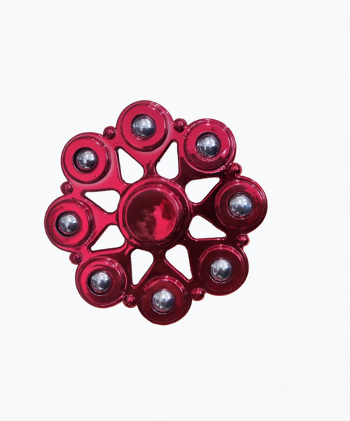 Red Flower Shape Fidget Spinner Toy