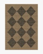 goop Salerno Soft Black Re-Jute Rug - Image 4