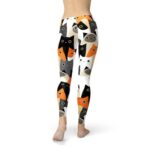 Womens All Over Print Cats Leggings - Image 4