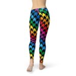 Womens Cat Houndstooth Leggings - Image 6