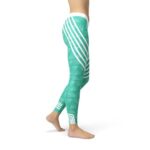 Turquoise Sports Leggings - Image 2