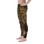 Mens Leggings - Art Deco Steam Punk Owl Design - Image 5