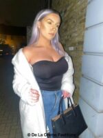 Jackie Double Breasted Borg Teddy Midi Coat - Image 13