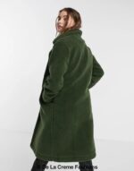 Jackie Double Breasted Borg Teddy Midi Coat - Image 27