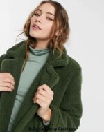 Jackie Double Breasted Borg Teddy Midi Coat - Image 28