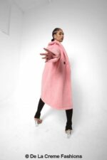 Jackie Double Breasted Borg Teddy Midi Coat - Image 35