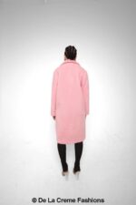 Jackie Double Breasted Borg Teddy Midi Coat - Image 37