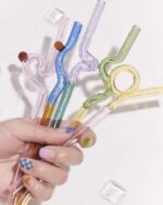 Jelly Bean Wine Glass Set - Whimsical Eclectic Dopamine Cocktail Coupe - Image 6