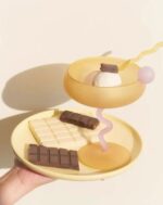 Jelly Bean Wine Glass Set - Whimsical Eclectic Dopamine Cocktail Coupe - Image 2