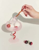Jelly Bean Wine Glass Set - Whimsical Eclectic Dopamine Cocktail Coupe - Image 3