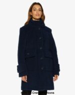 Julie High Neck Borg Teddy Coat - Image 14