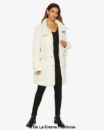 Julie High Neck Borg Teddy Coat - Image 5