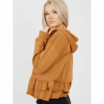 Camel Frill Hoodie - Image 2