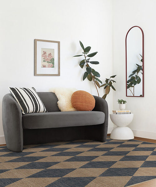 Palazzo Soft Navy Re-Jute Rug