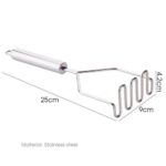 Premium Stainless Steel Durable Potato and Food Masher - Image 4