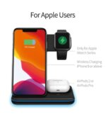 Ninja 15W 3 in 1 Fast Wireless Charging Station for Mobile Phones - Image 2
