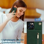 Slim Zipper Wallet Back Case for iPhone With Crossbody Strap - Image 14