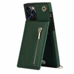 Slim Zipper Wallet Back Case for iPhone With Crossbody Strap - Image 3