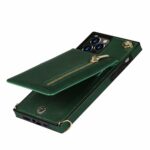 Slim Zipper Wallet Back Case for iPhone With Crossbody Strap - Image 4