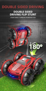 2.4GHz Dual Control Waterproof 4WD All Terrain RC Stunt Car - Image 12
