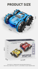 2.4GHz Dual Control Waterproof 4WD All Terrain RC Stunt Car - Image 8